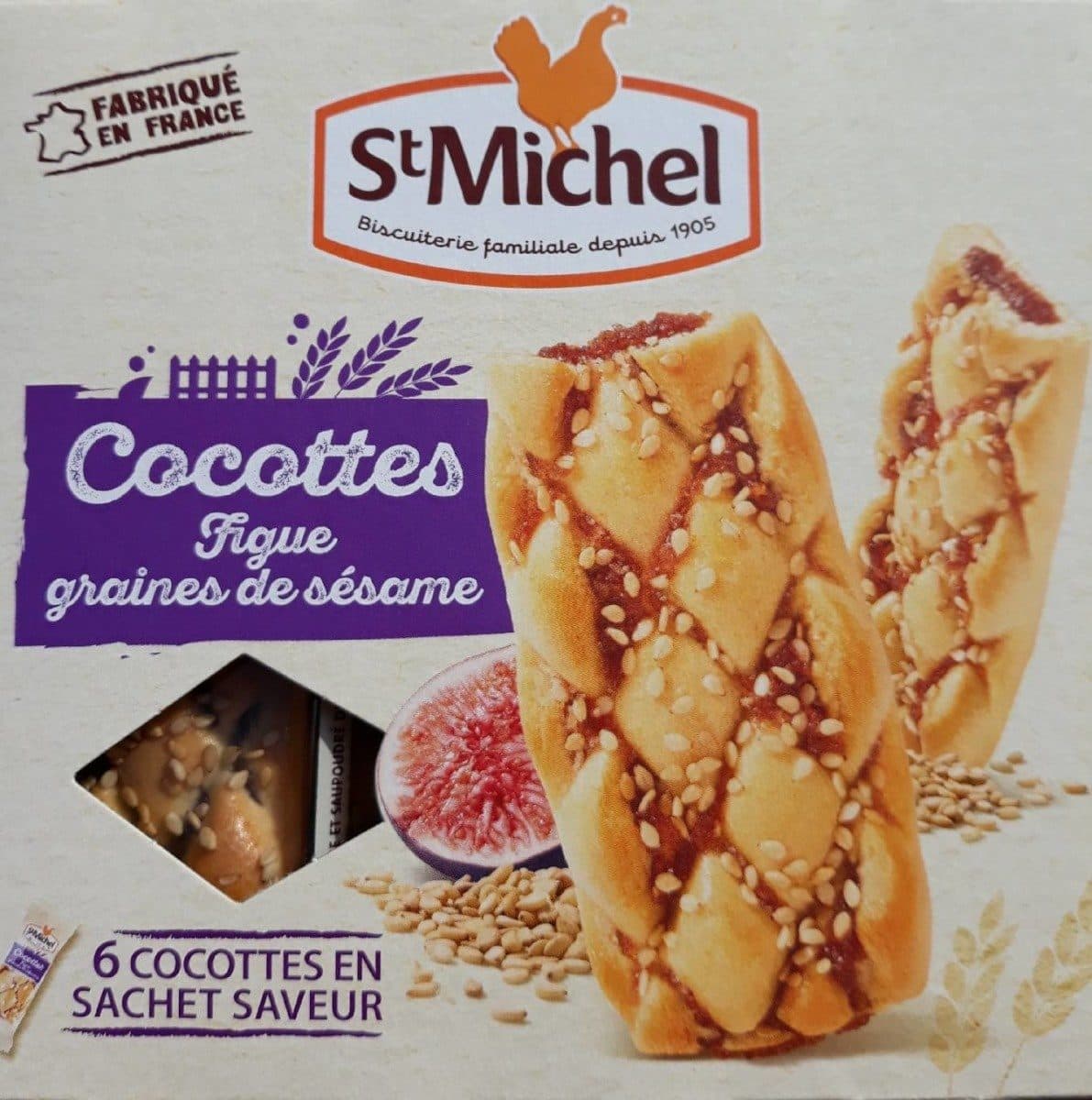 ST MICHEL Cocottes figue et graines de sésame packshot