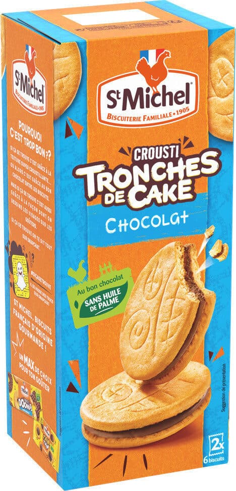 st Michel TRONCHE DE CAKE CROUSTILLANT packshot