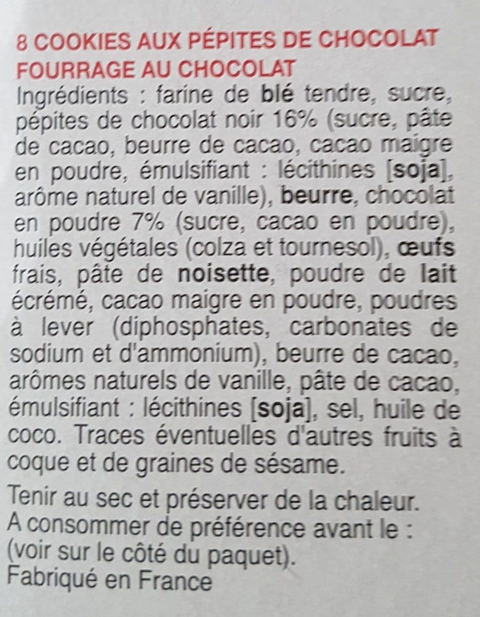 Bonne Maman Cookies Cœur Chocolat packshot