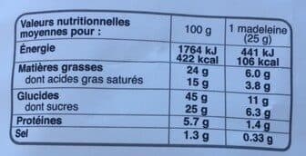 bonne maman MADELEINE CITRON packshot