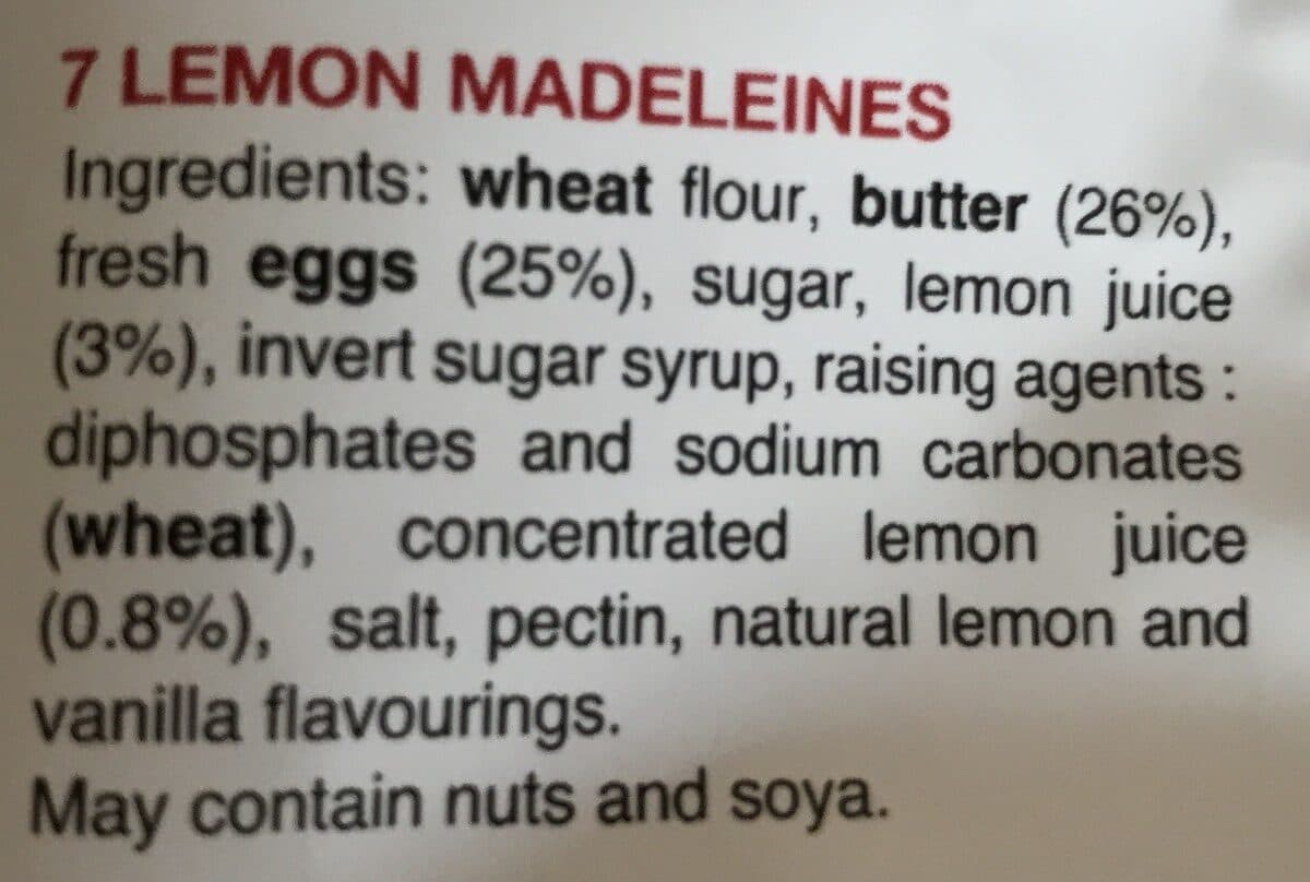 Bonne maman La madeleine packshot