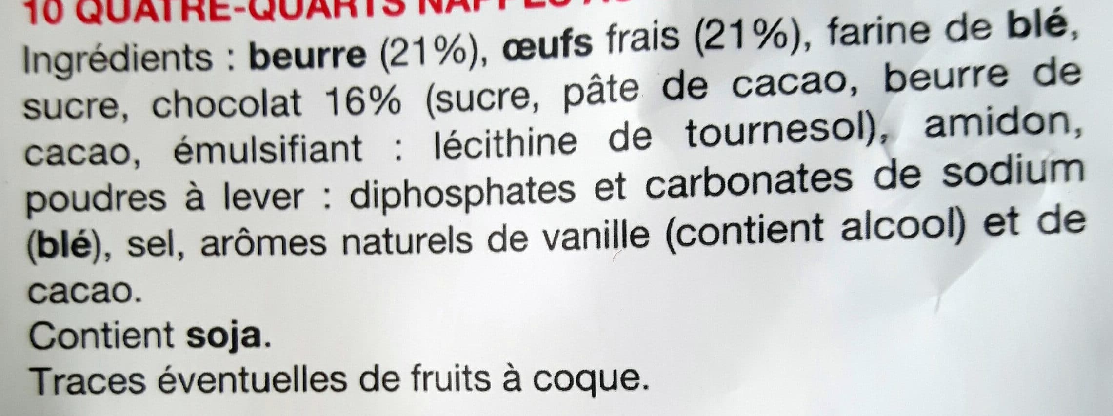 Bonne Maman Le Petit Quatre-Quarts Chocolat Noir packshot