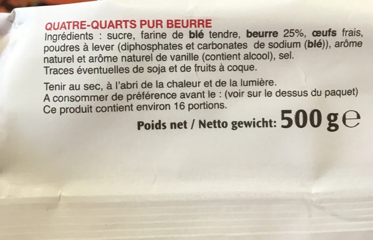 Bonne Maman Quatre quart packshot