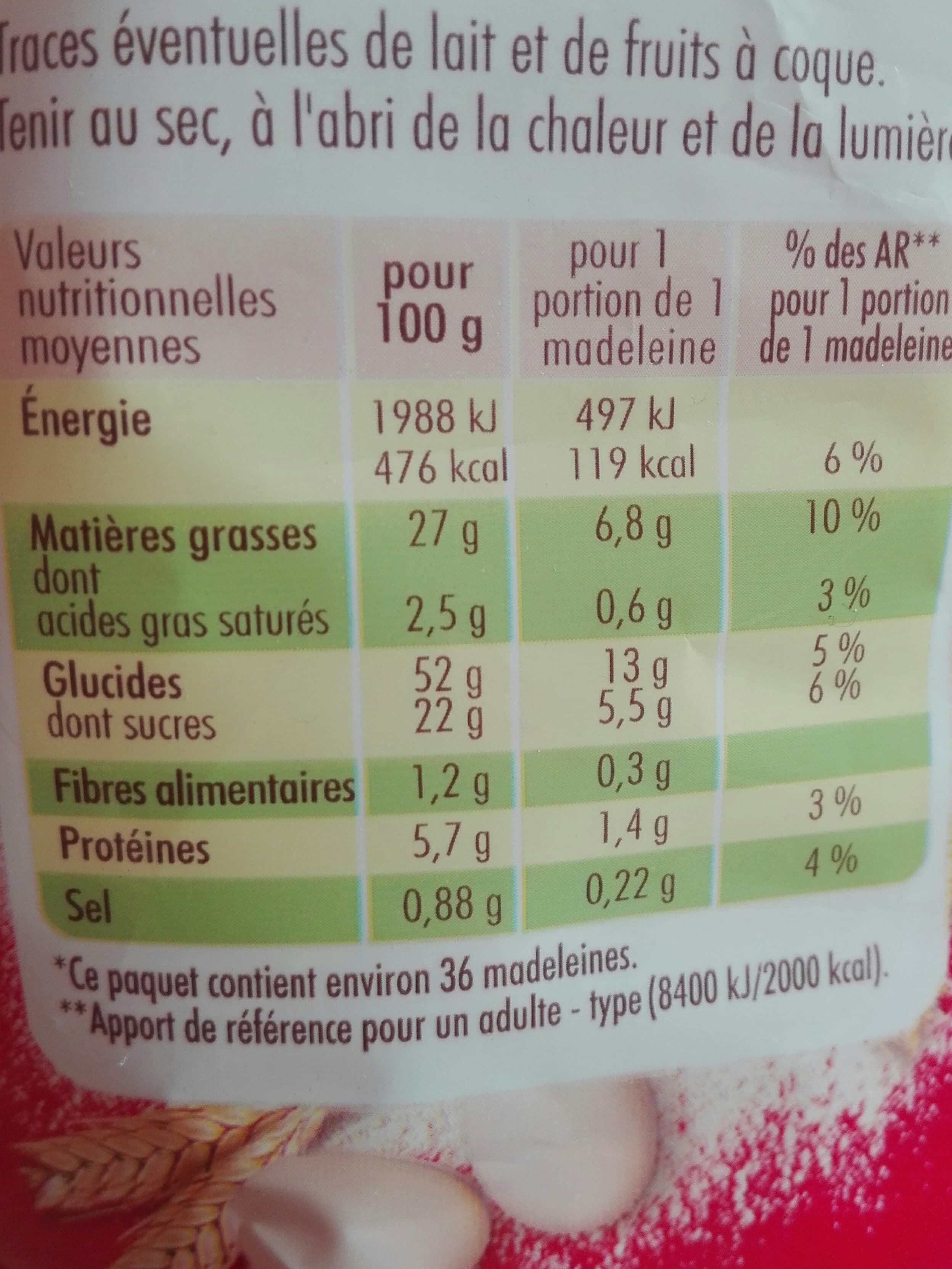 St michel Madeleines moelleuses par 36 packshot