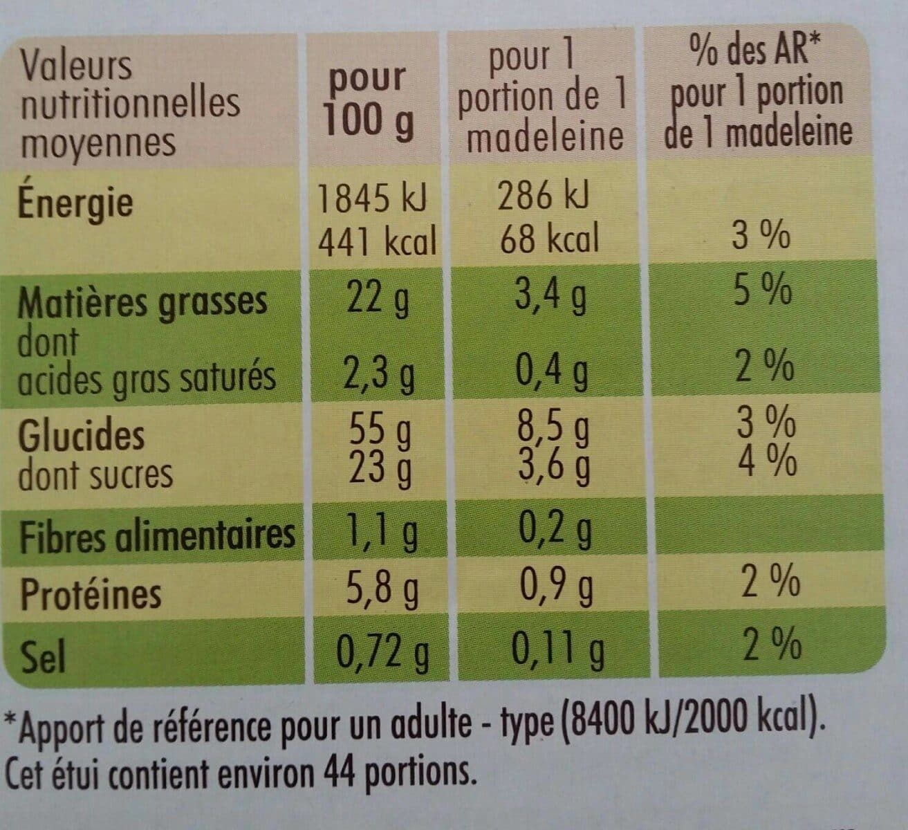 St Michel Madeleines Tour de France packshot