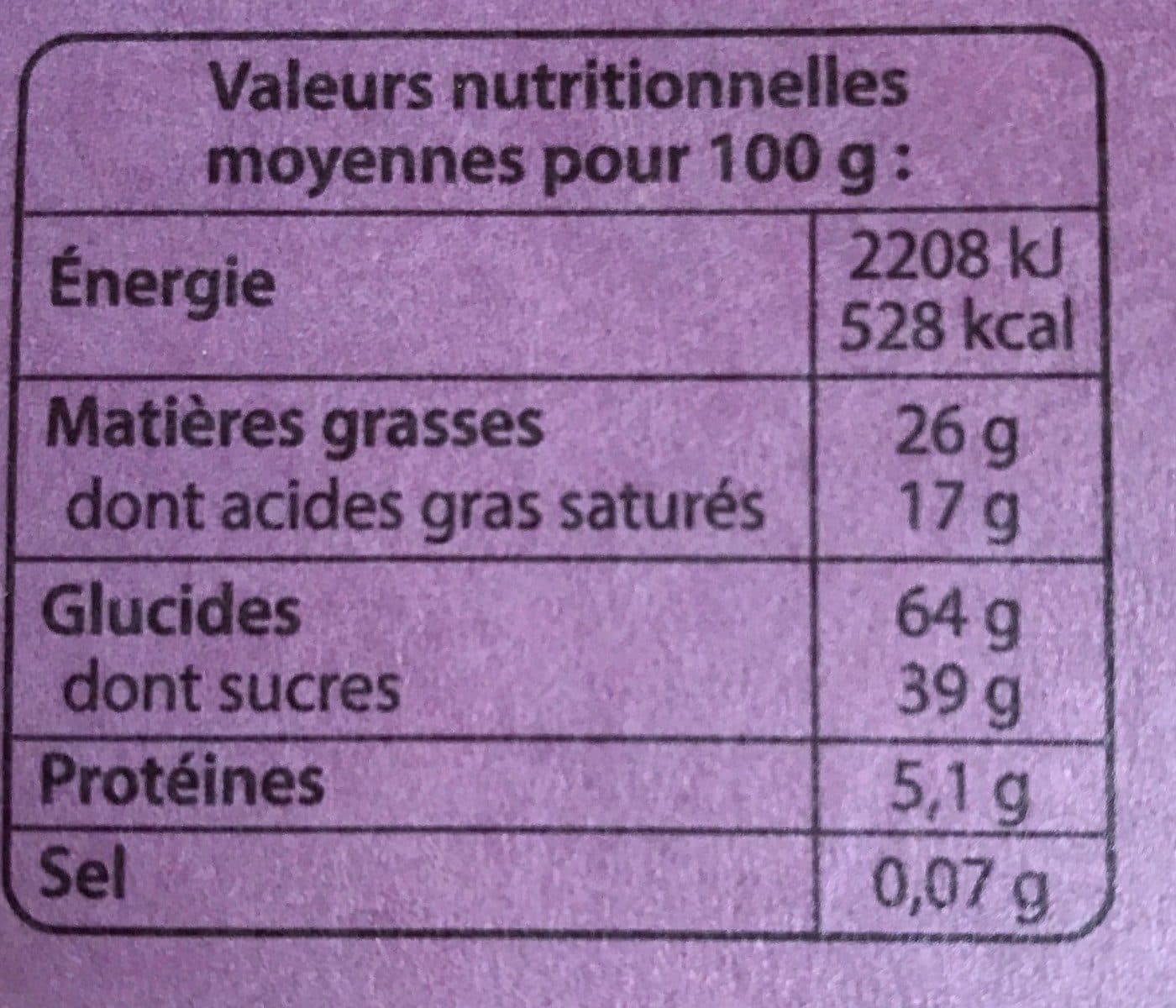 St Michel Sablés rhum raisin packshot