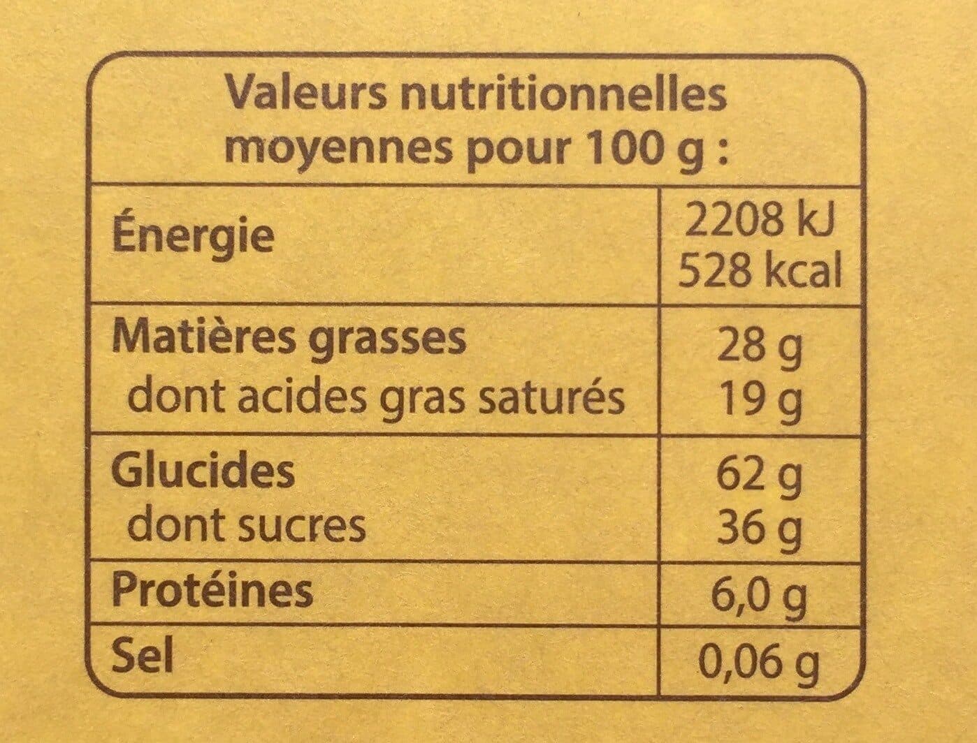 St Michel Sablé à la vanille naturelle packshot