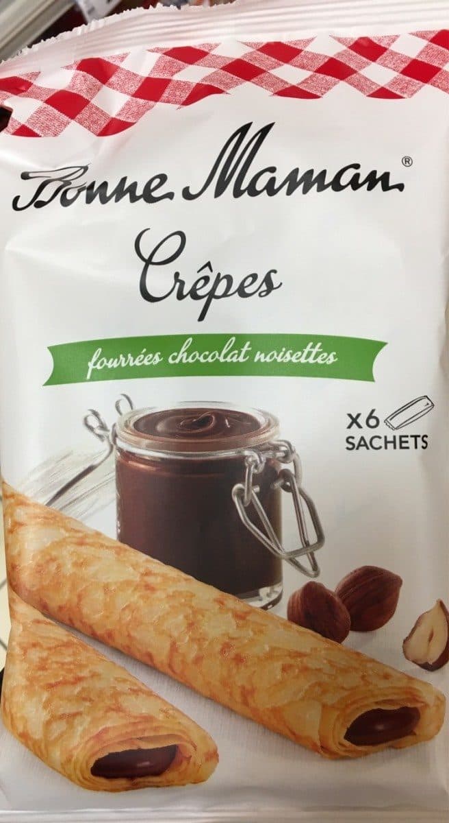Bonne Maman Crêpes fourrees chocolat noisettes packshot