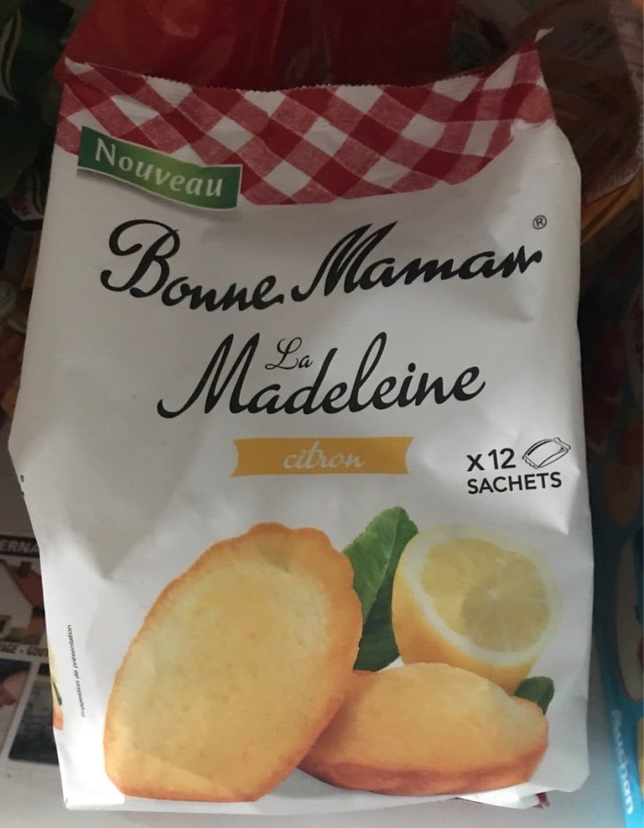 Bonne Maman La madeleine citron packshot