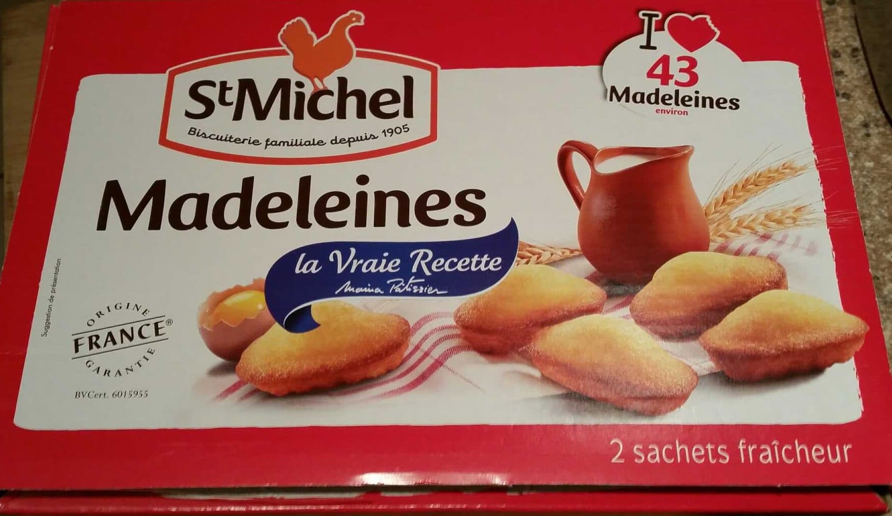 St Michel Madeleines packshot