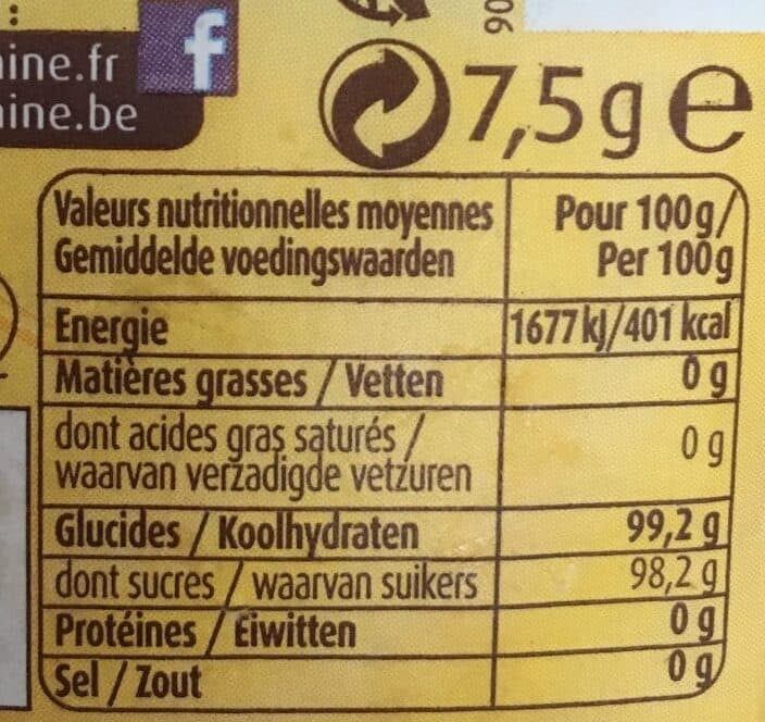 Vahine Sucre vanillé packshot