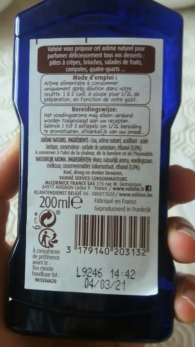 Vahine Arôme naturel fleur d'oranger packshot