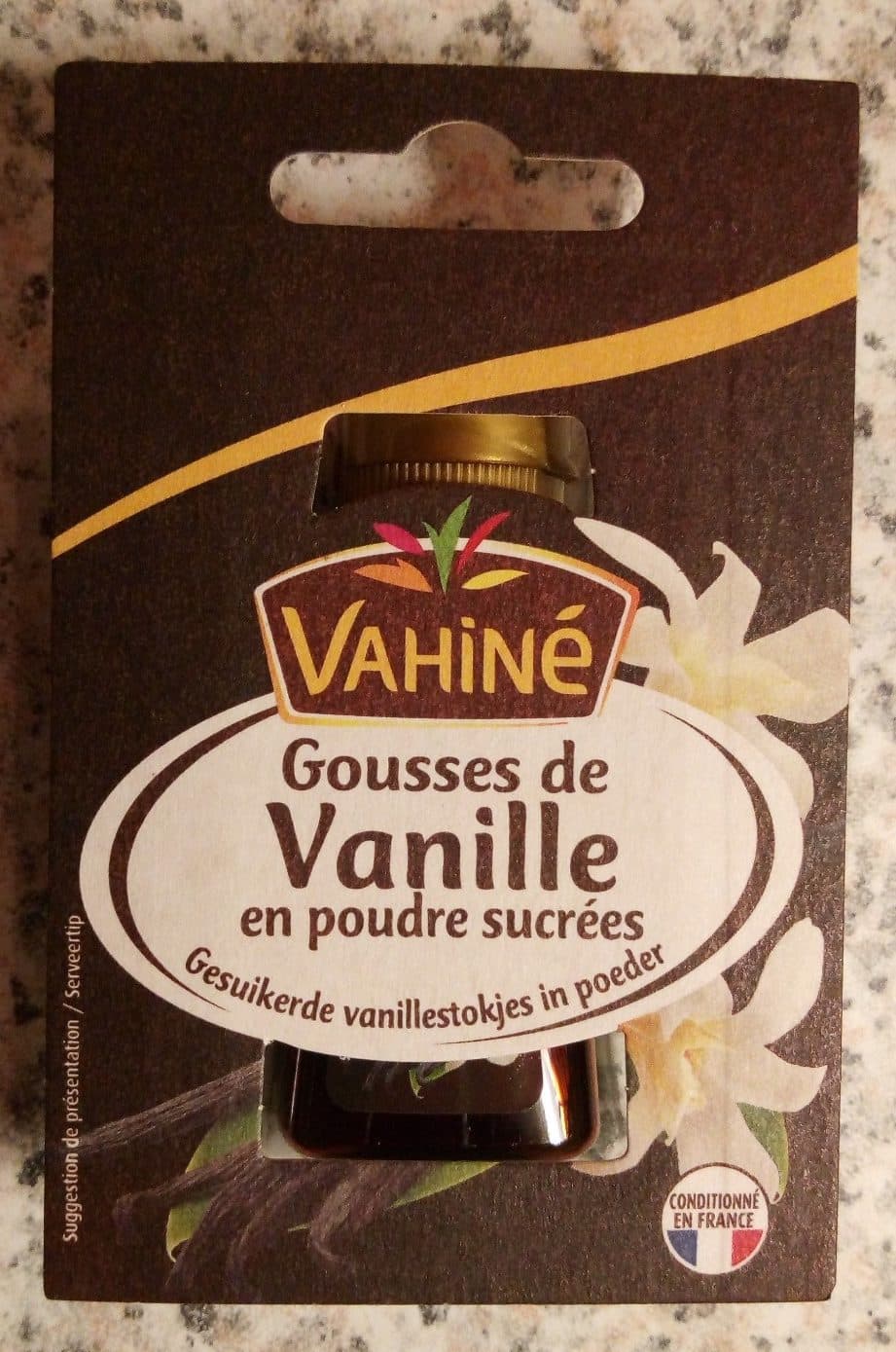 Vahiné Gousses de vanille en poudre sucrées packshot