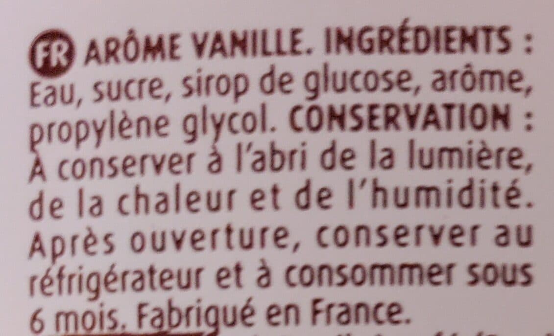 Vahiné Arôme vanille packshot