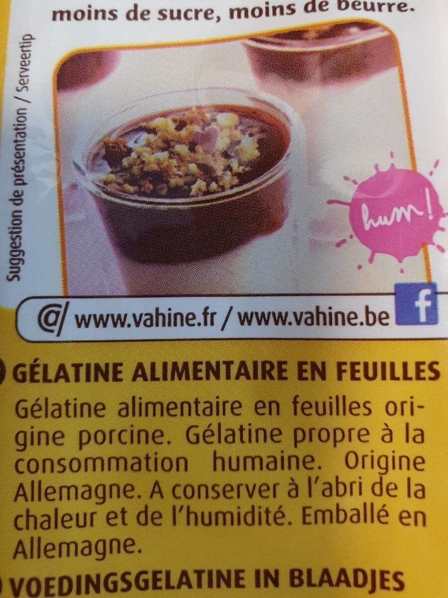 Vahiné gelatine packshot