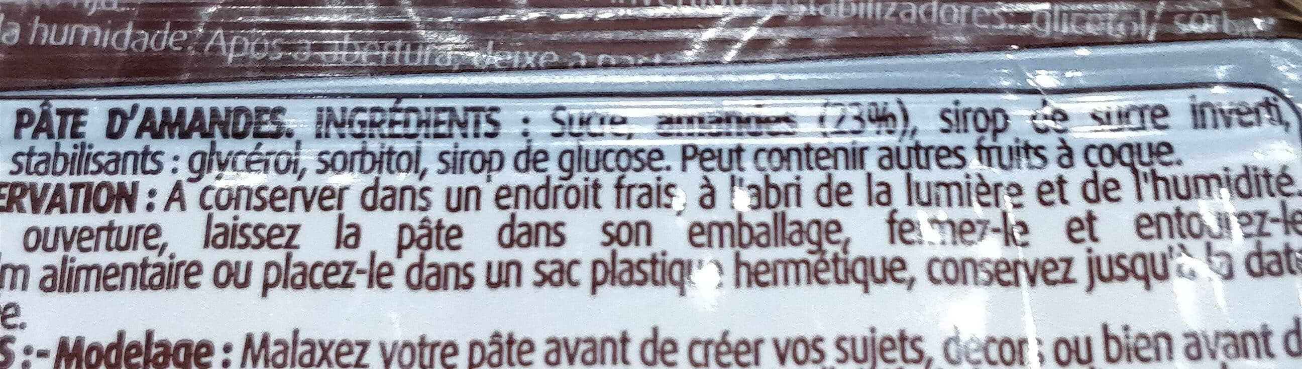 Vahiné Pâte d'Amandes packshot