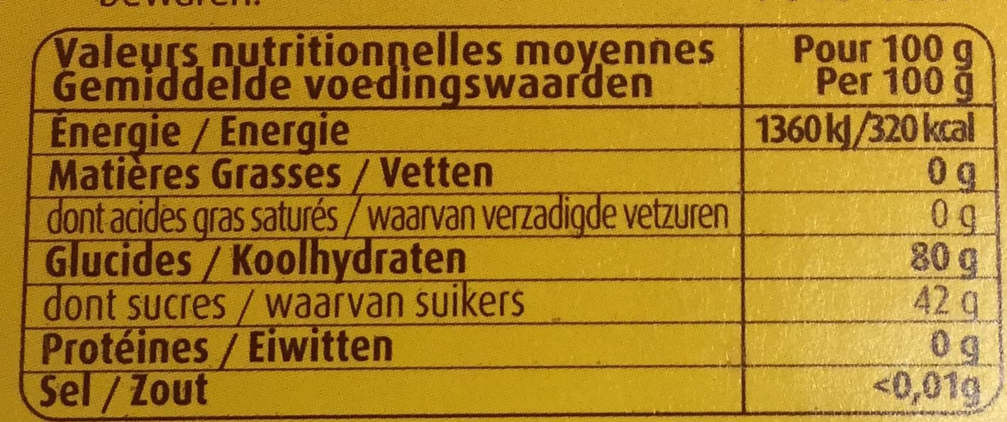 Vahiné Sirop de glucose packshot