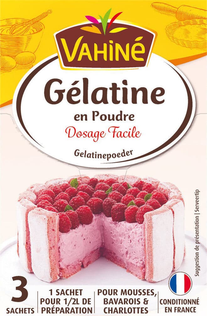 Vahiné Gélatine alimentaire en poudre packshot