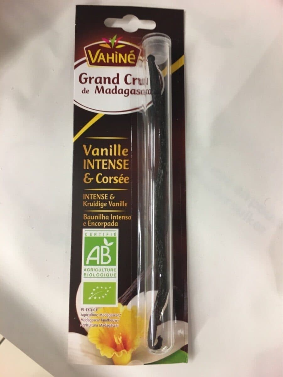Vahiné Gousse de vanille intense, origine Indonésie, certifié AB packshot