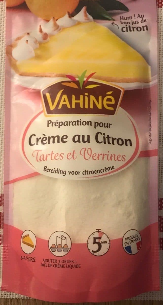 Vahine Créme au citron packshot