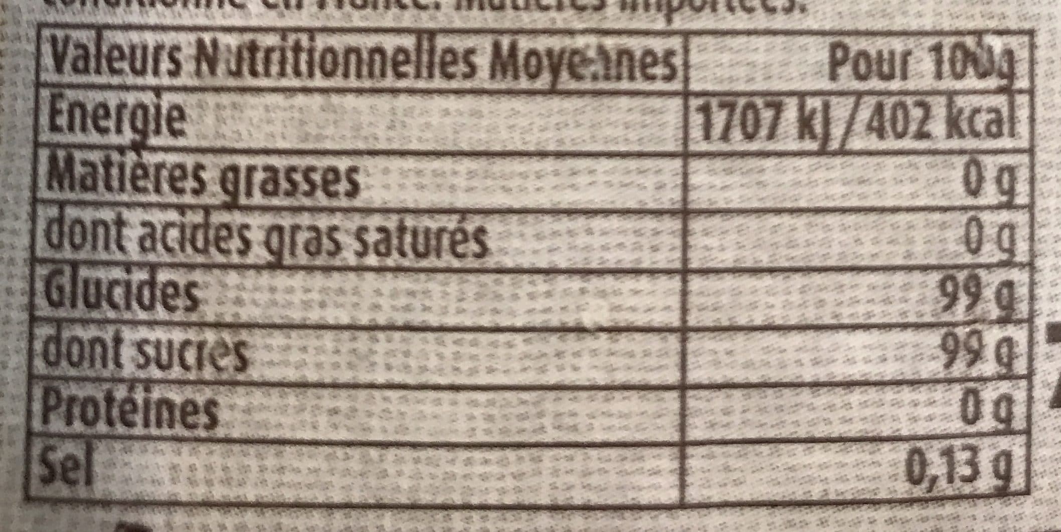 Vahiné Sucre à la vanille bourbon packshot