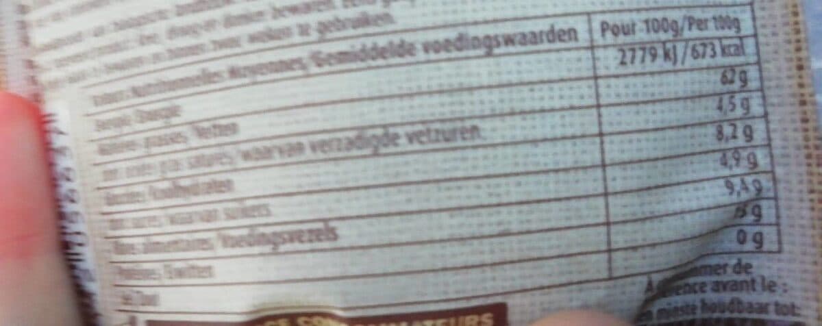 Vahine Noisettes en poudre BIO packshot