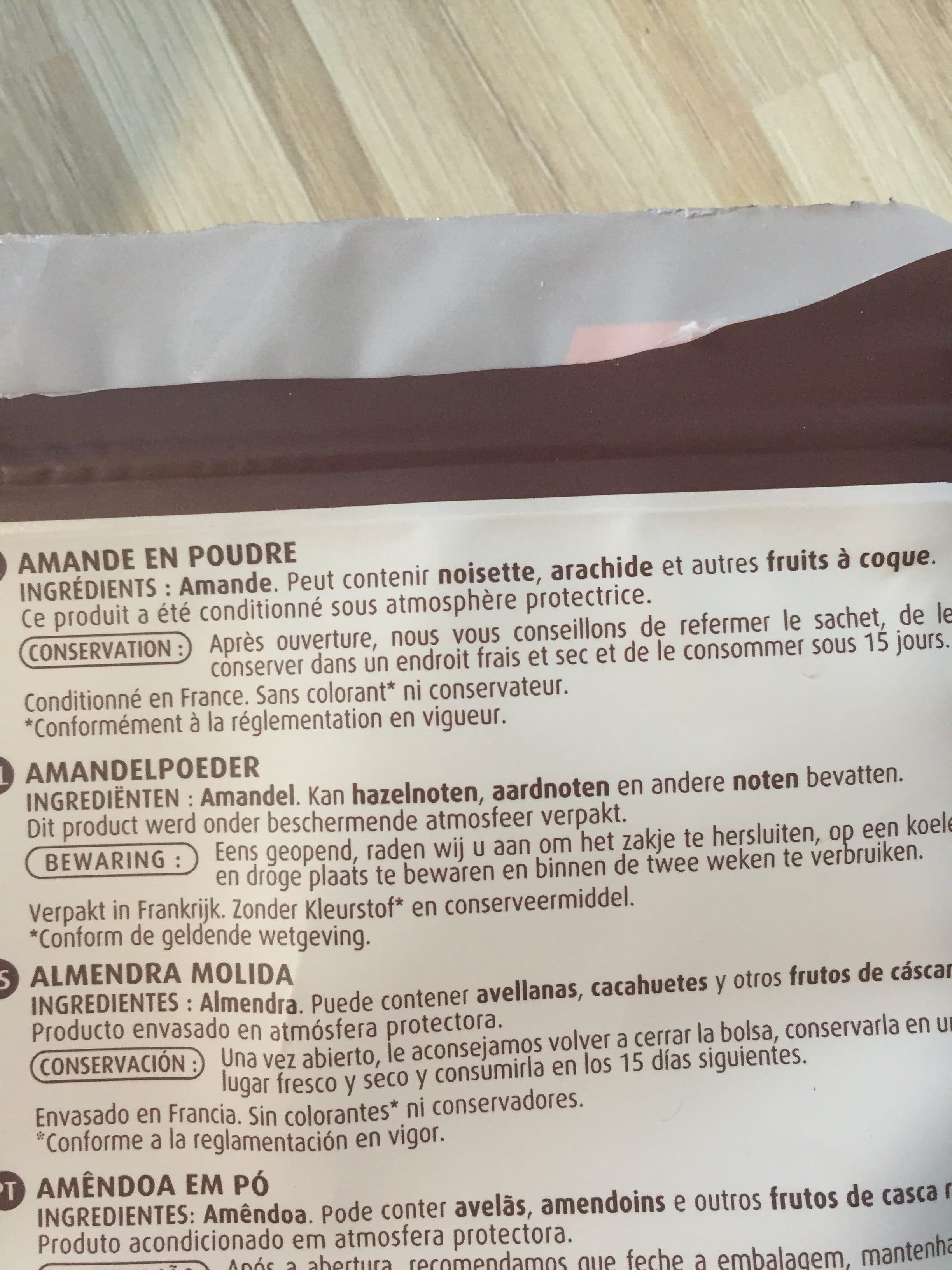 Vahiné Amandes en poudre packshot