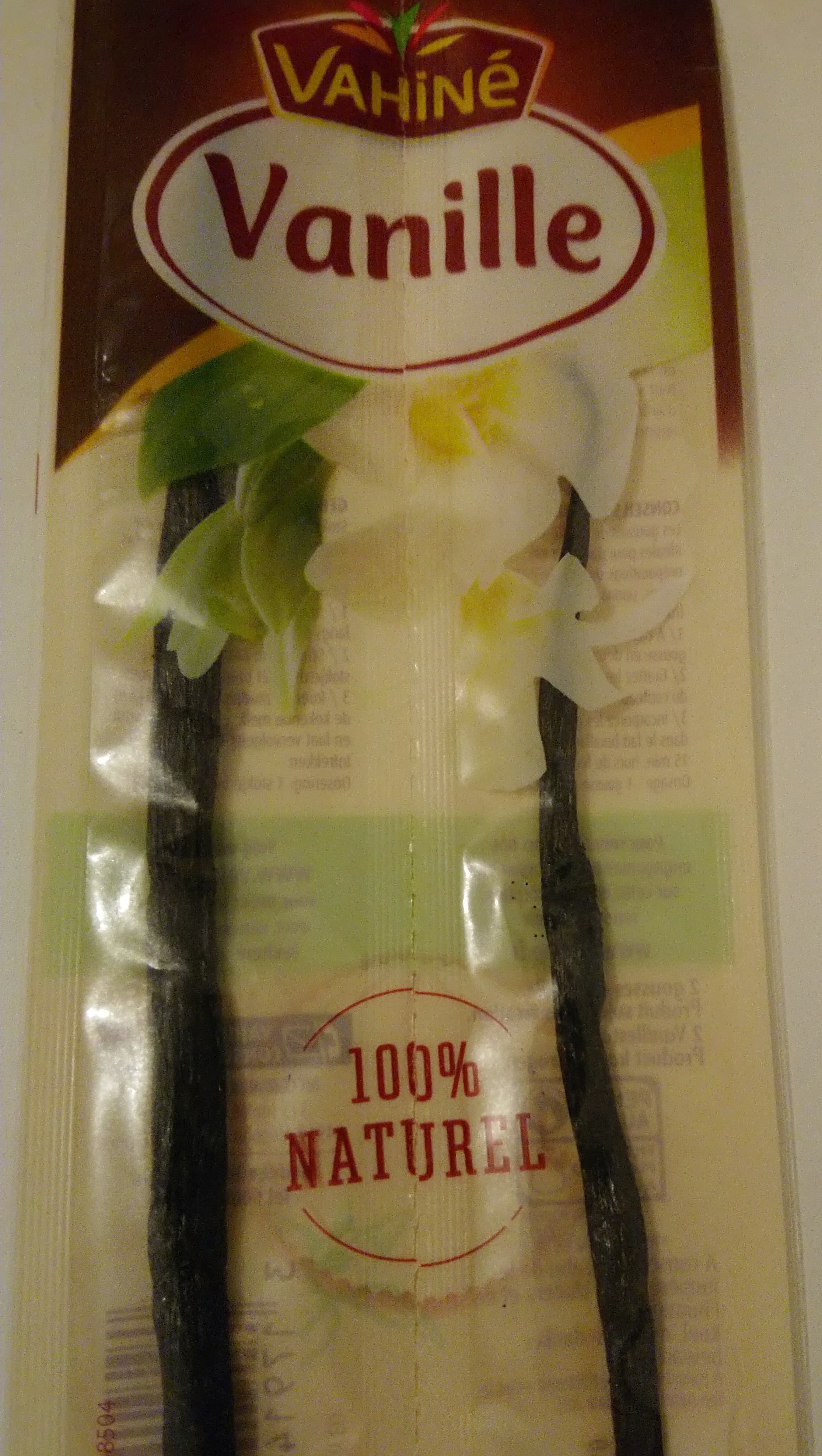 Vahiné Gousse de vanille packshot