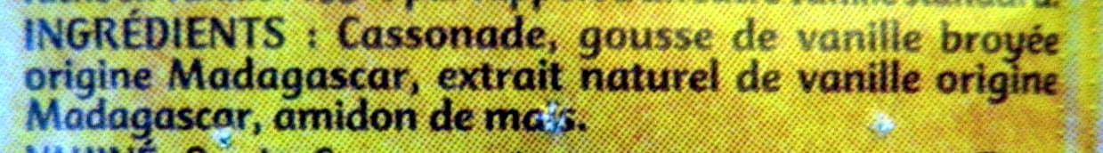 Vahine Sucre vanillé Madagascar à la vanille Bourbon (5 sachets)imp packshot