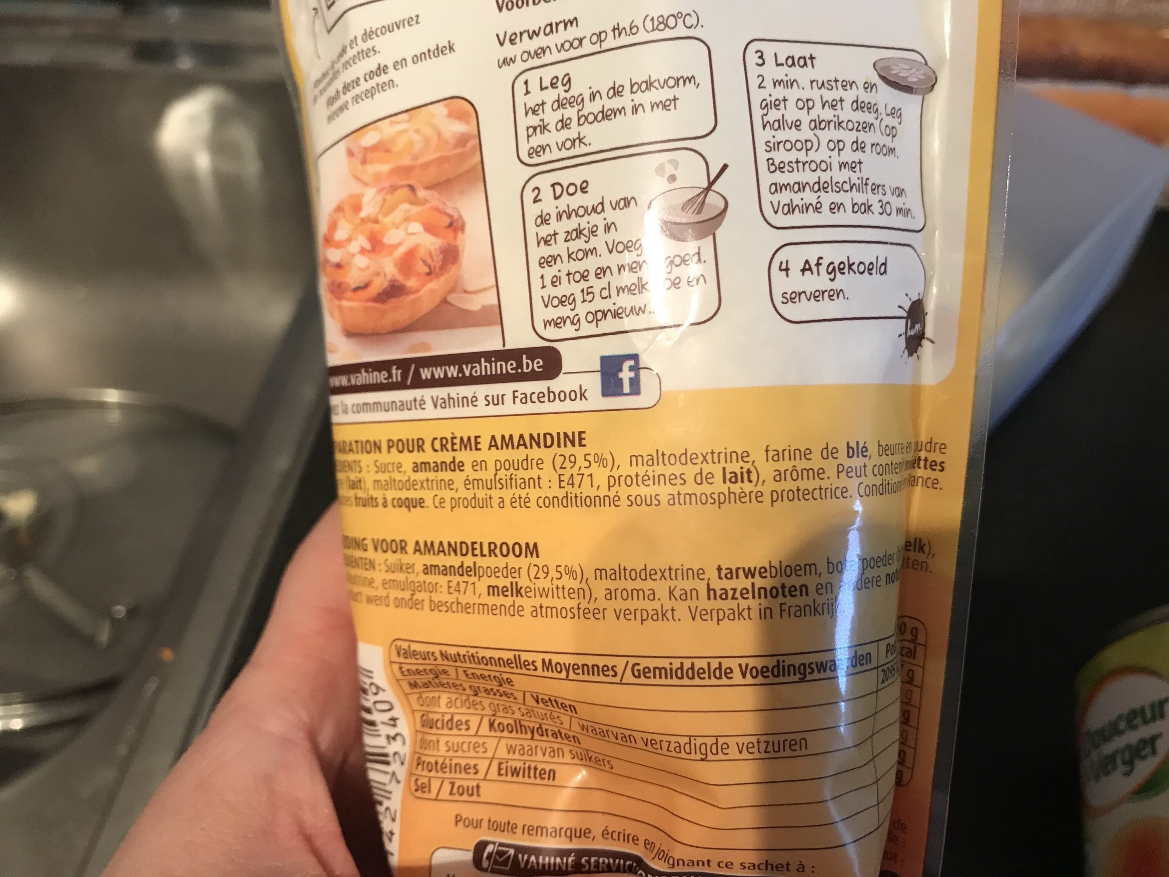 Vahiné 200G Preparation Creme Amandine Vahine packshot