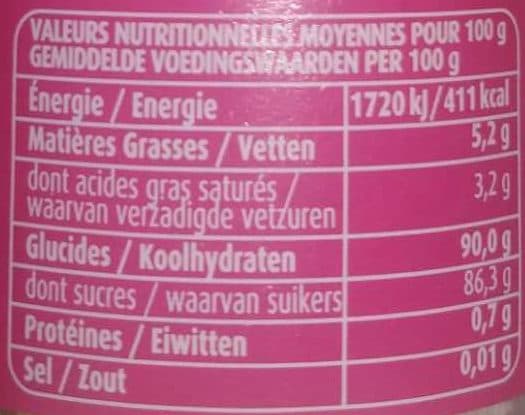 Vahiné Étoiles en Sucre packshot