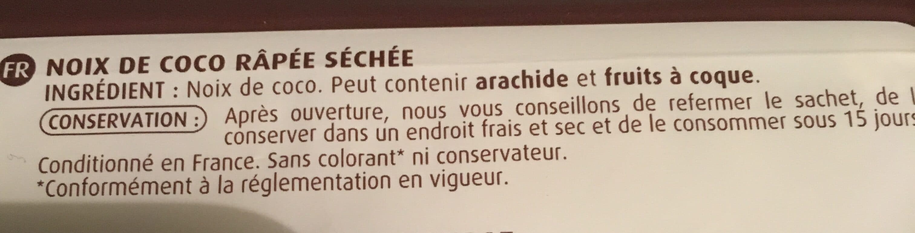 Vahiné Noix de coco râpée packshot
