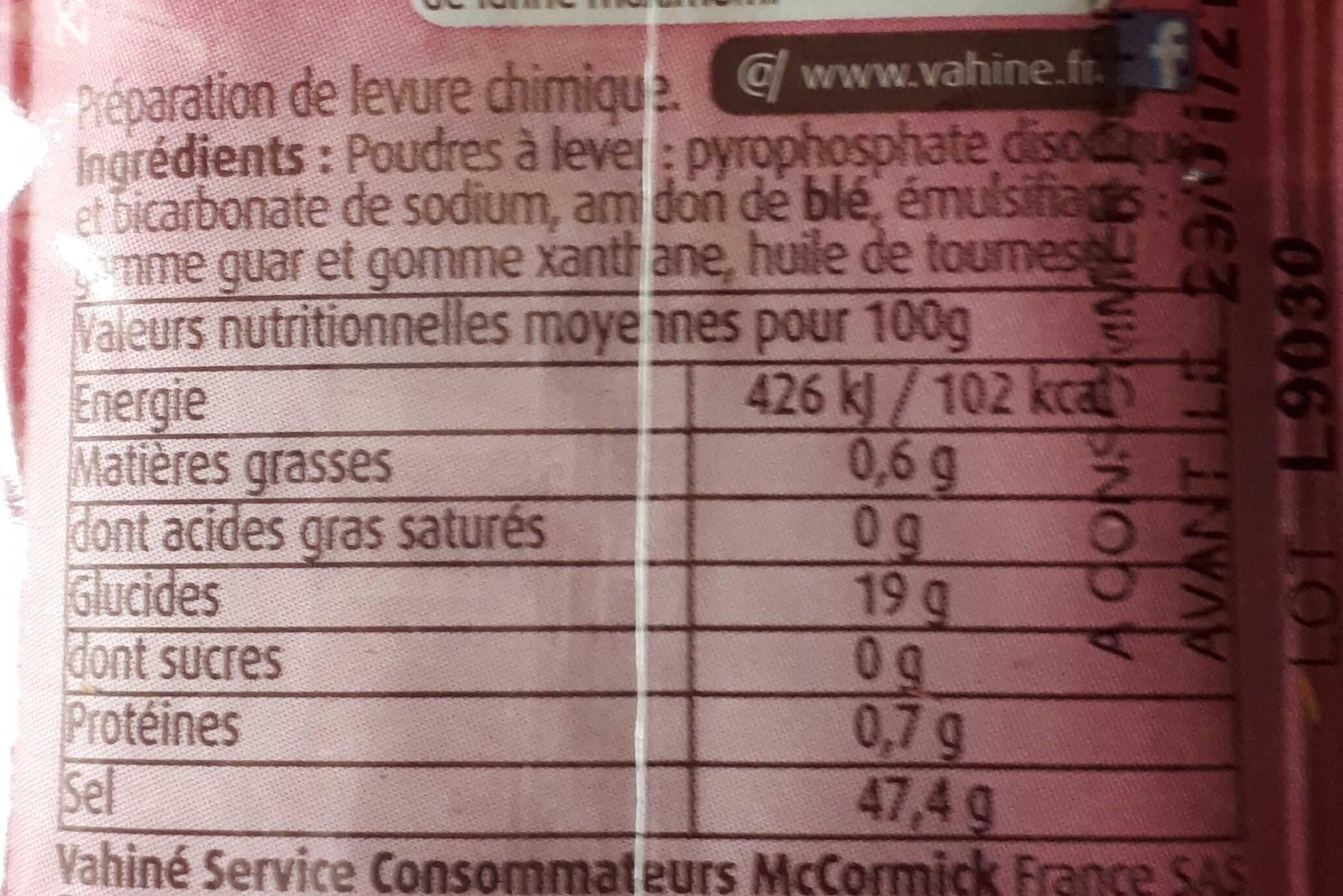McCormick Levure Chimique Moell .5 Sacht Vahine packshot