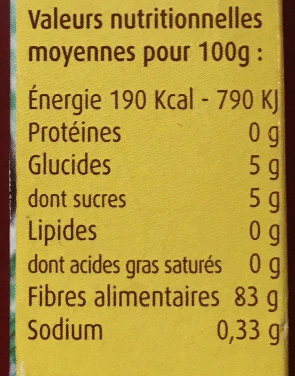 Vahiné Agar-agar gélifiant végétal packshot