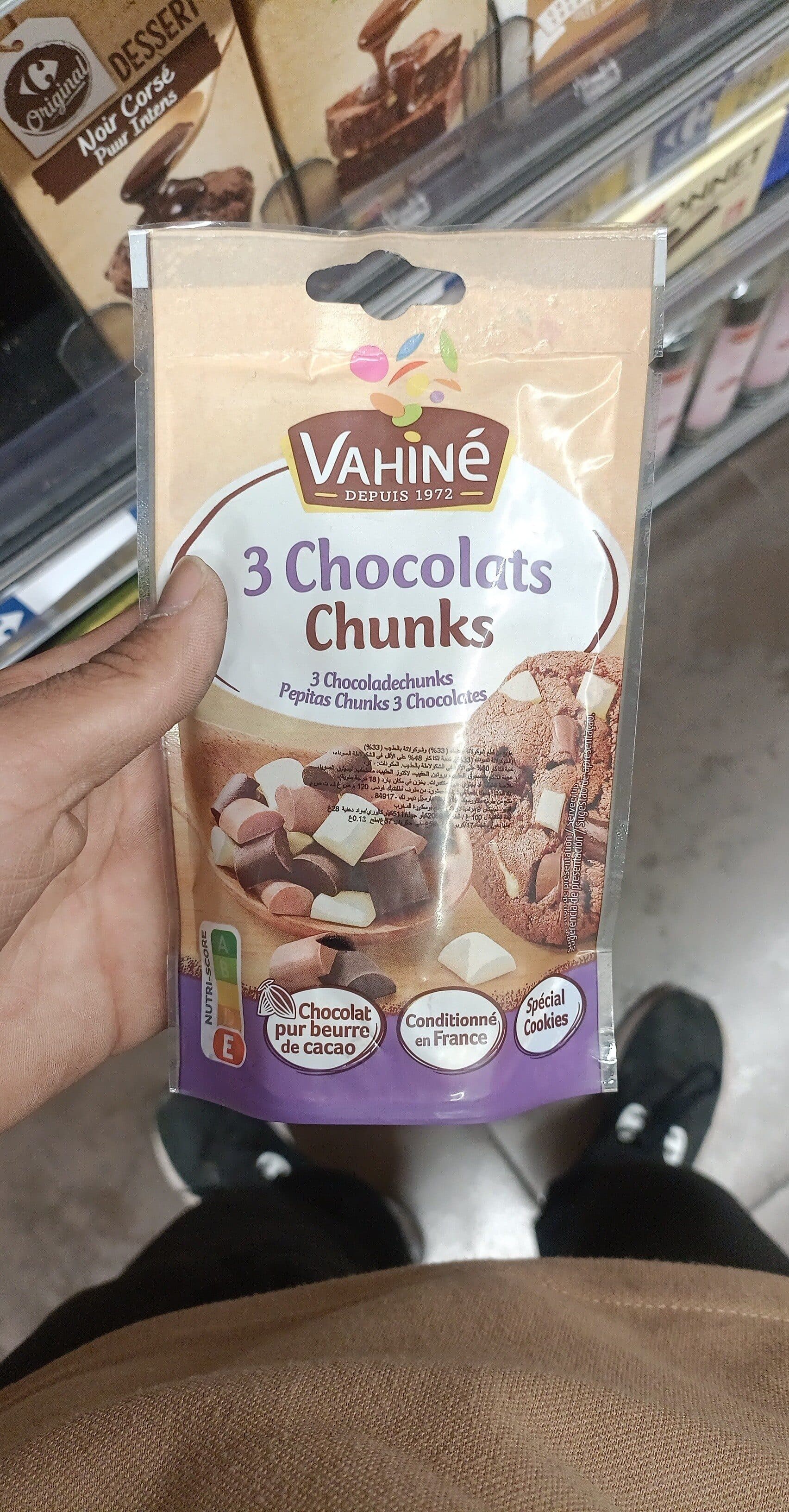 Vahiné Pépites chunks 3 chocos packshot