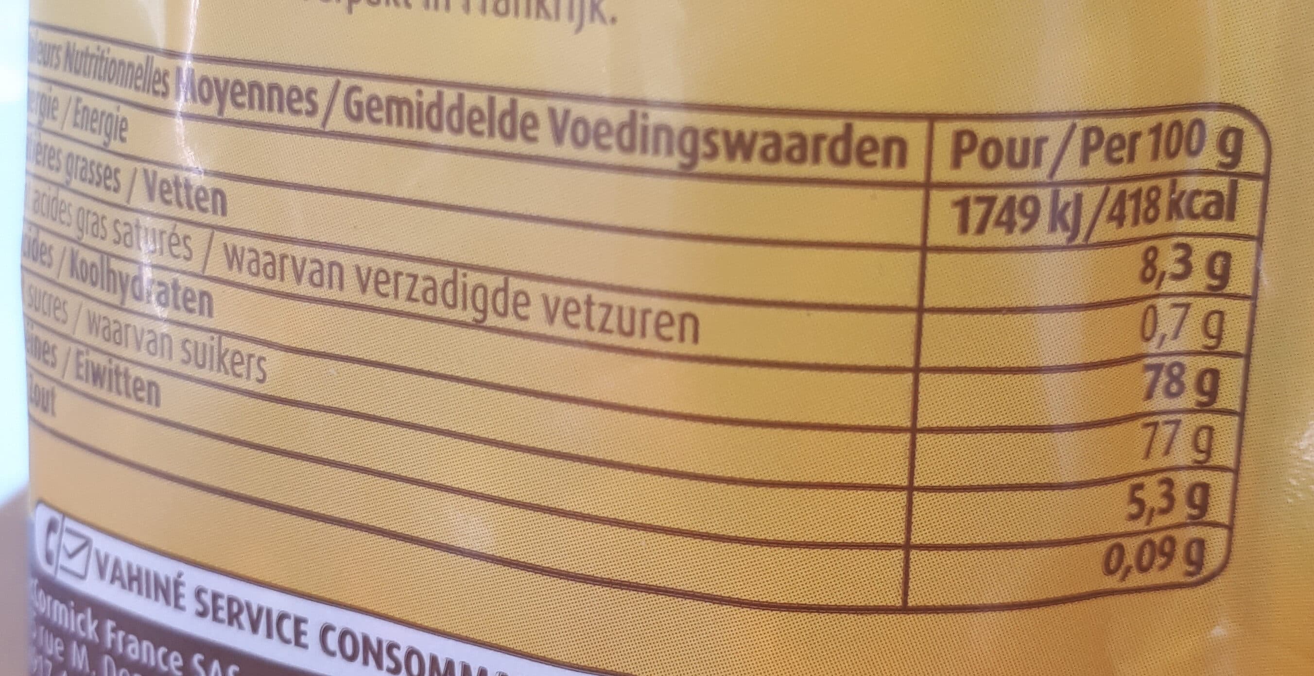 Vahine Pralines concassées packshot