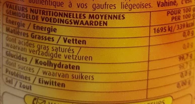 Vahiné Sucre chouquettes packshot