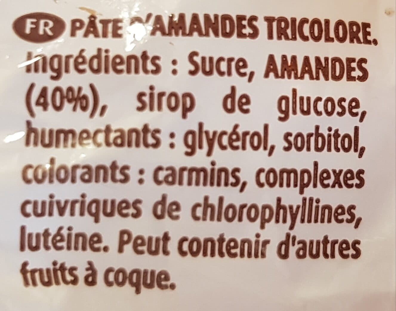 Vahiné Pâte d’Amandes 40% Marsepein packshot