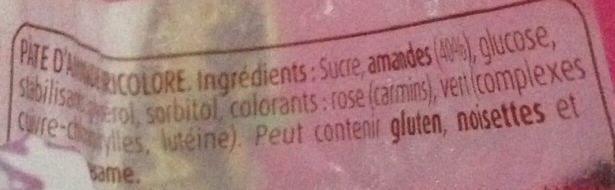 Vahine Pate d'amande tricolore packshot
