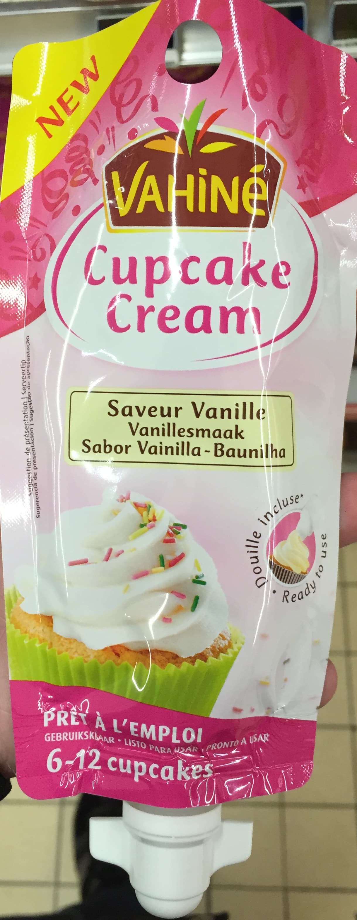 Vahiné Cupcake Cream saveur Vanille packshot