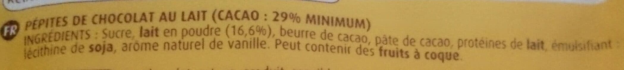 Vahine Vahiné pépites de chocolat au lait packshot
