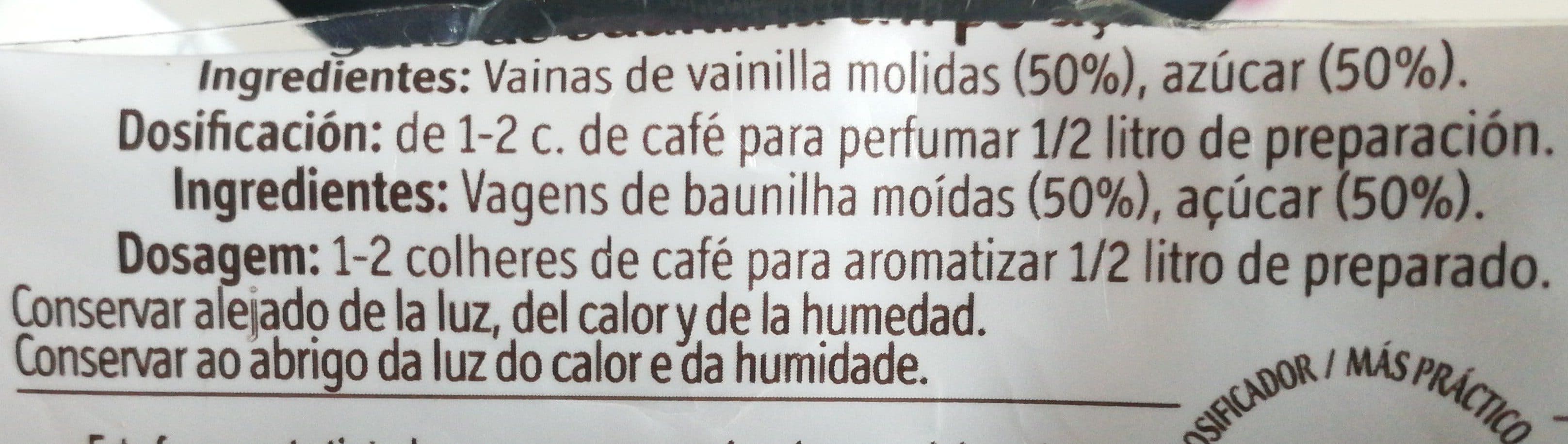 Vahiné Vainas de vainilla en polvo con azúcar packshot