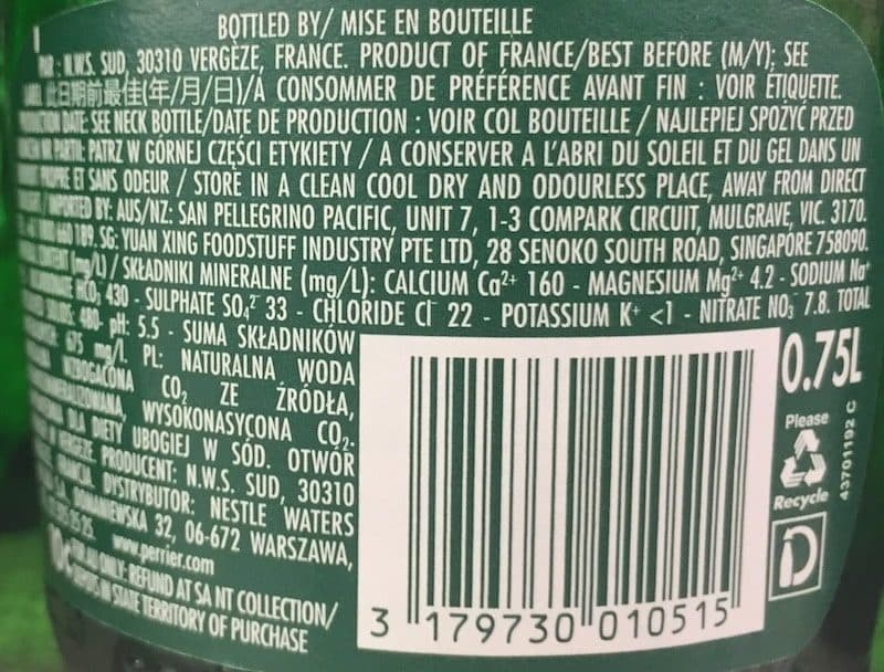 Perrier Perrier peq packshot