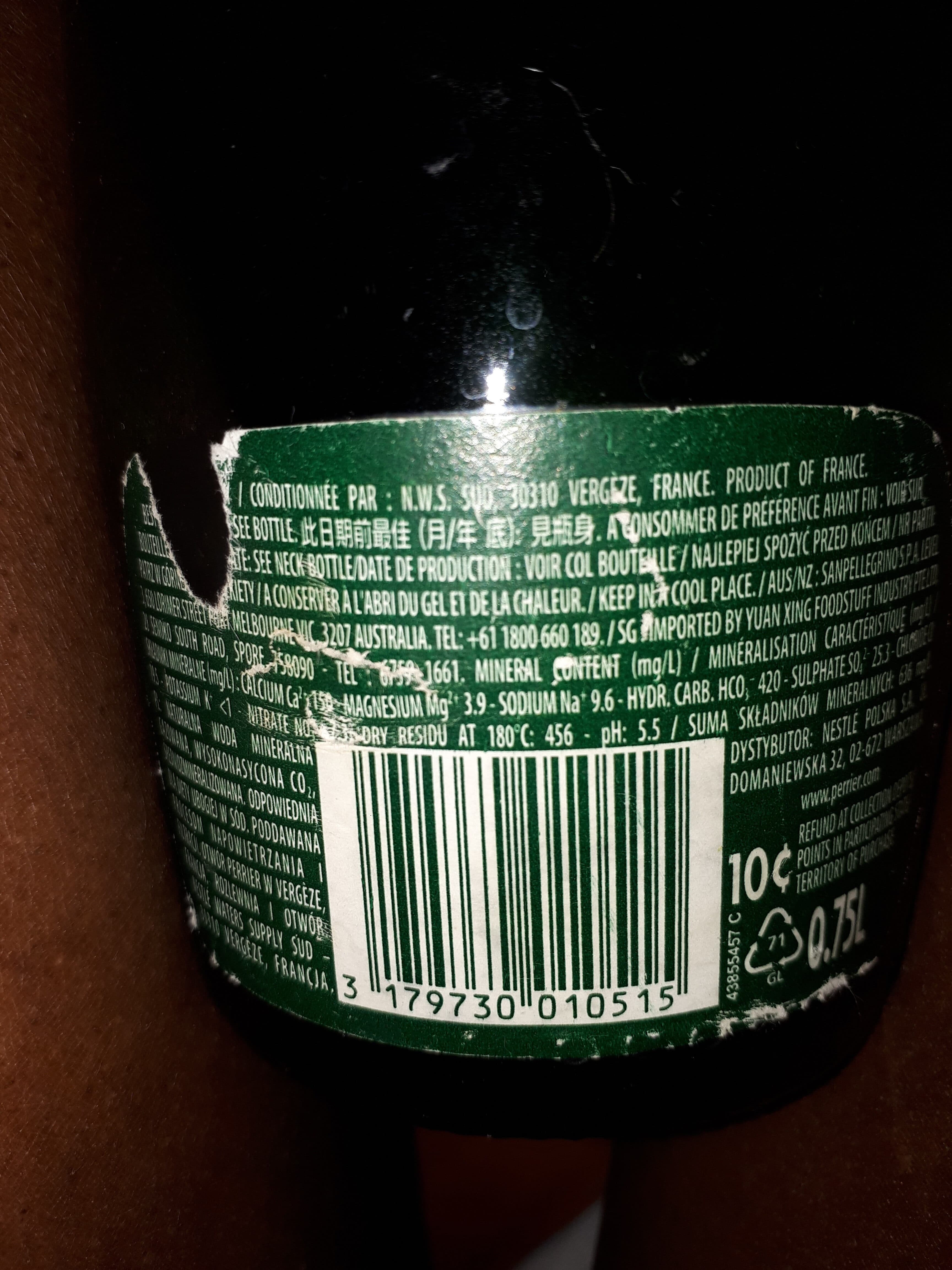 Perrier Perrier packshot