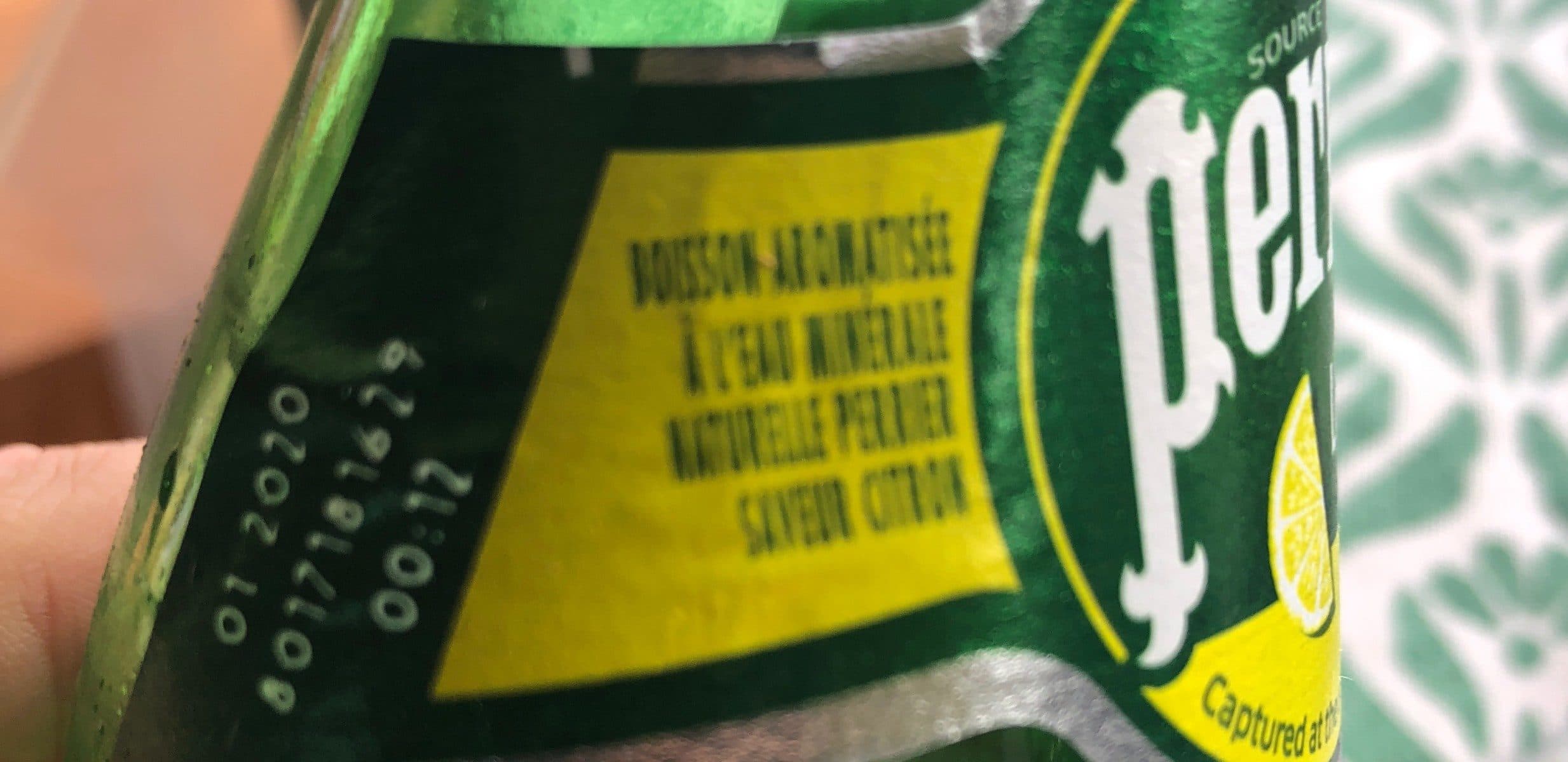 Perrier Mineral Water - Perrier Lime 200 ML packshot