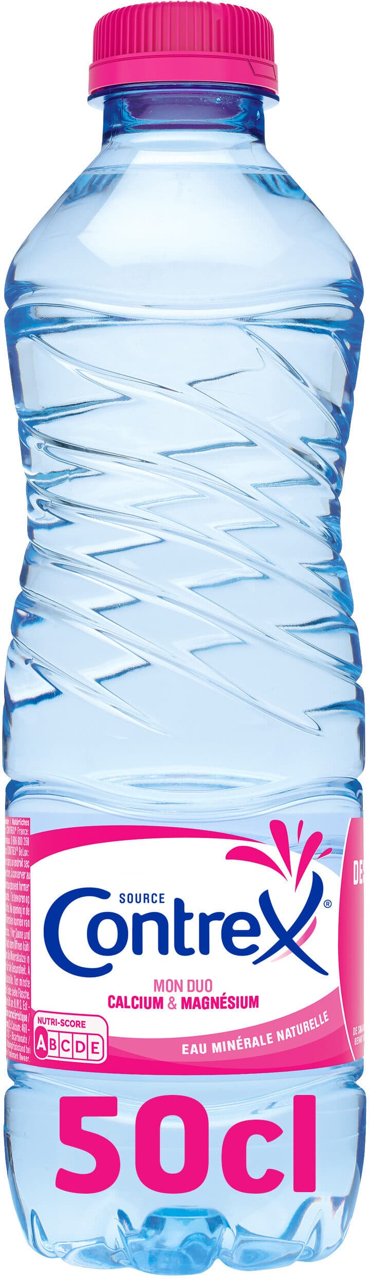 Contrex eau minérale naturelle packshot