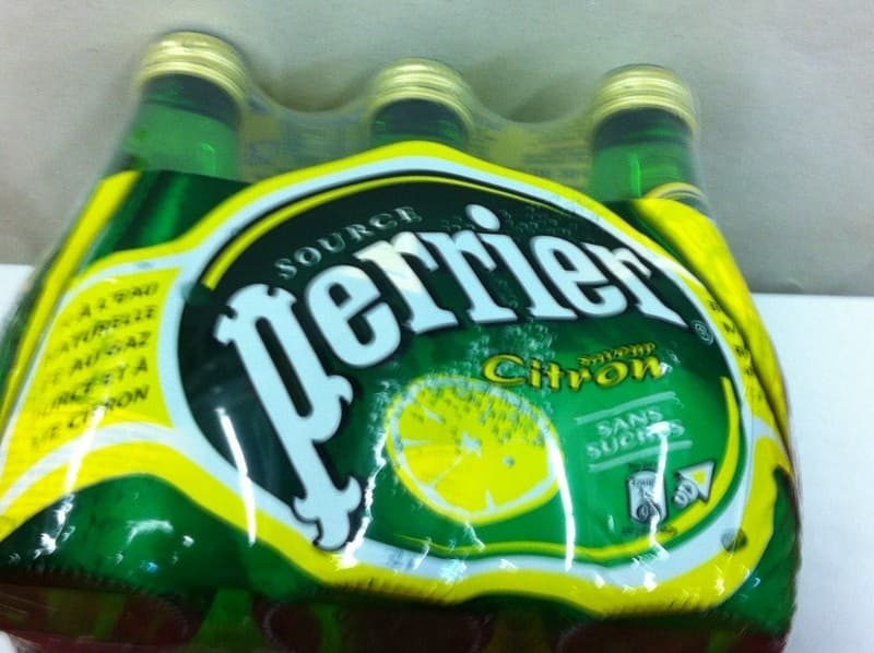 Perrier Perrier saveur citron packshot