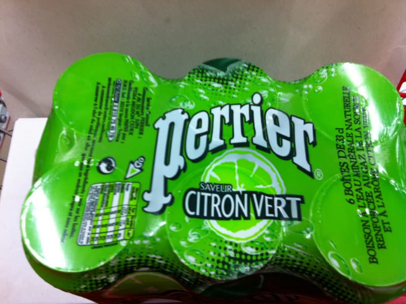 Perrier Perrier saveur citron vert packshot