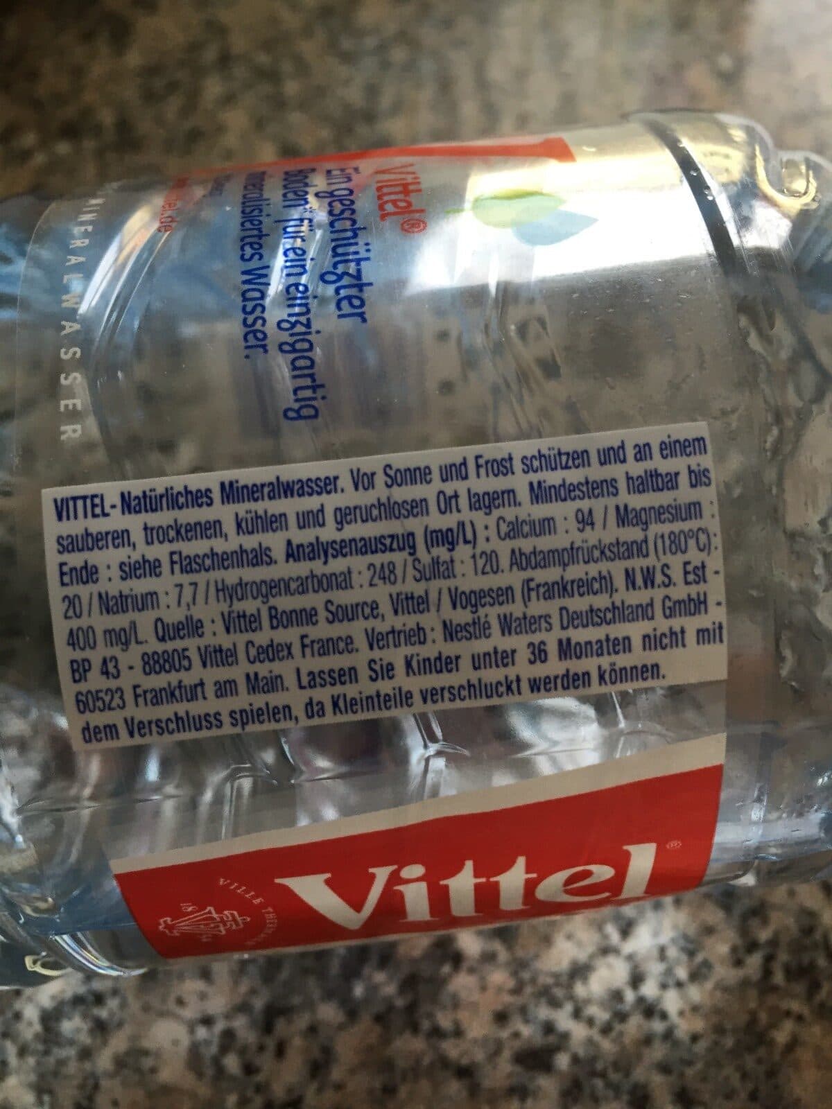 Vittel Bouteille Vittel Sport packshot