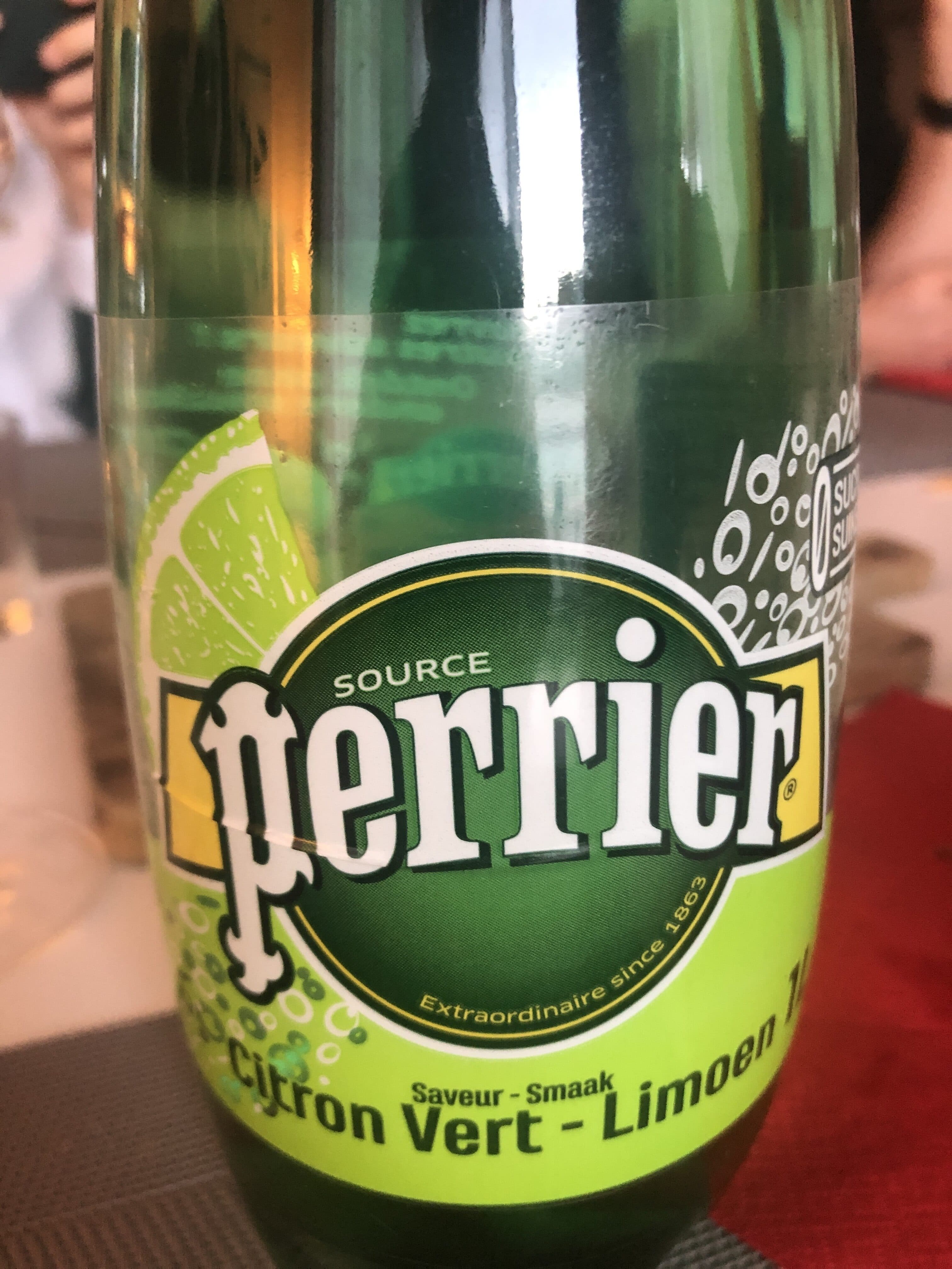 Perrier Perrier citron vert packshot